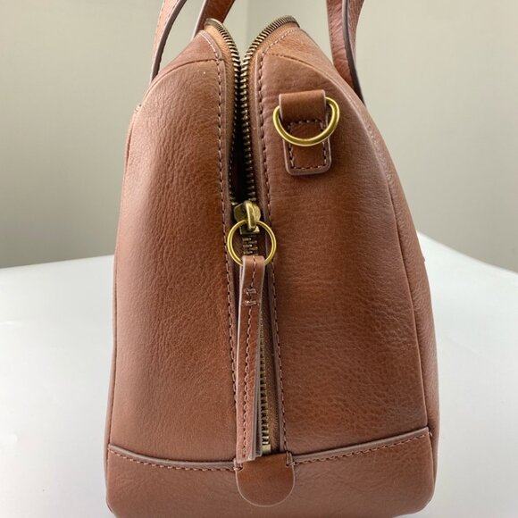 Fossil SHB1978210KH Sydney Satchel Leather Bag, Medium Brown, Lacked of Strap - Picture 6 of 9